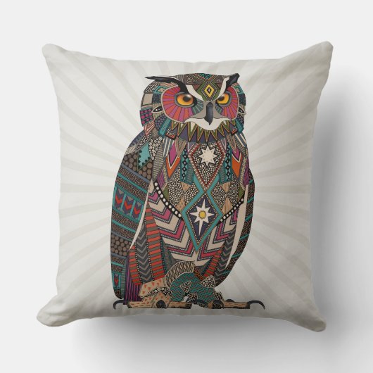 eagle owl クッション (正面)
