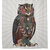 eagle owl シャワーカーテン (正面)
