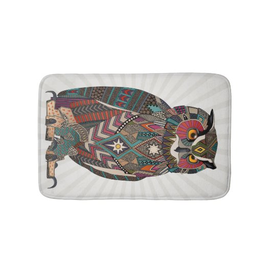 eagle owl バスマット (正面)