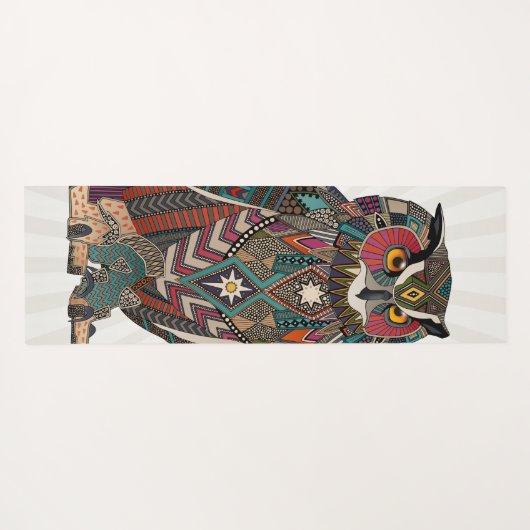 eagle owl ヨガマット (裏面(横))