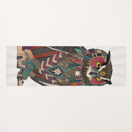 eagle owl ヨガマット (正面(横))