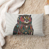 eagle owl ランバークッション (ブランケット)