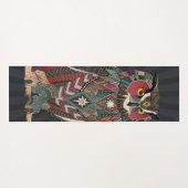 eagle owl dark ヨガマット (裏面(横))