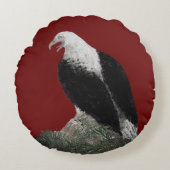 Eagle Personalization文字 ラウンドクッション (正面)