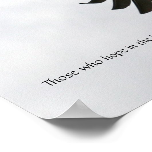 Eagle Photo with Bible Verse ポスター (角)