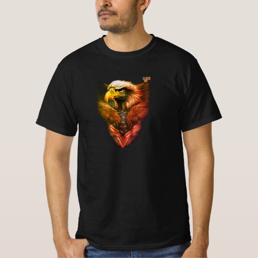 Eagle Pride Crystal Emblem Victory Tシャツ (正面)
