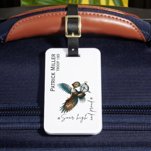 Eagle Rank Luggage Tag | Personalized ラゲッジタグ (正面インサイチュ2)