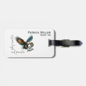 Eagle Rank Luggage Tag | Personalized ラゲッジタグ (裏面横)