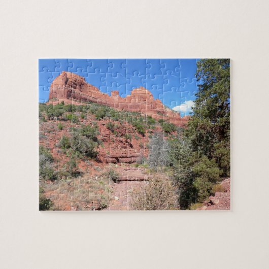 Eagle Rock II Sedona Arizona Travel Photography ジグソーパズル (横)