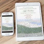 Eagle Scout, Court of Honor, Mt. Rainier 招待状