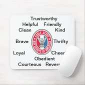 Eagle Scout Insignia Mousepad マウスパッド (マウス)