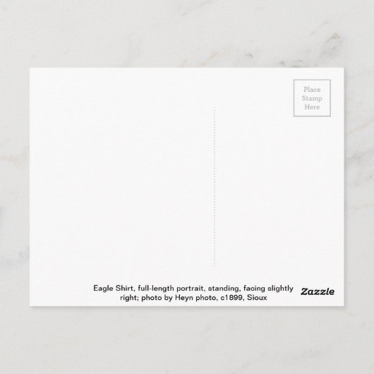 Eagle Shirt (Soux) ポストカード (裏面)
