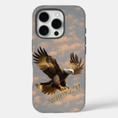 Eagle Sky Phone Case with Custom Name Case-Mate iPhoneケース (裏面)