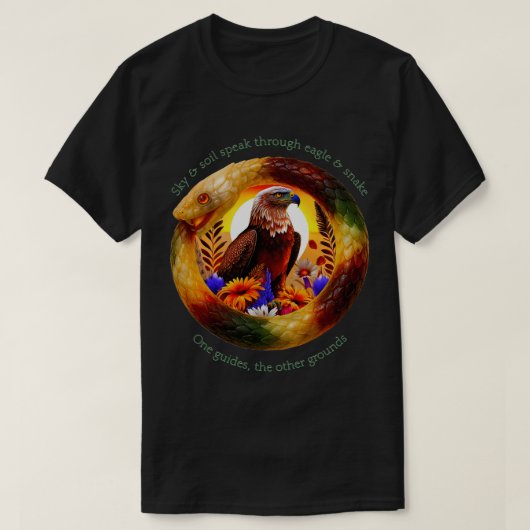 Eagle & Snake 006a Tシャツ (デザイン正面)