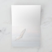 Eagle Soaring Over Mountains All Occasion Blank シーズンカード (内部)