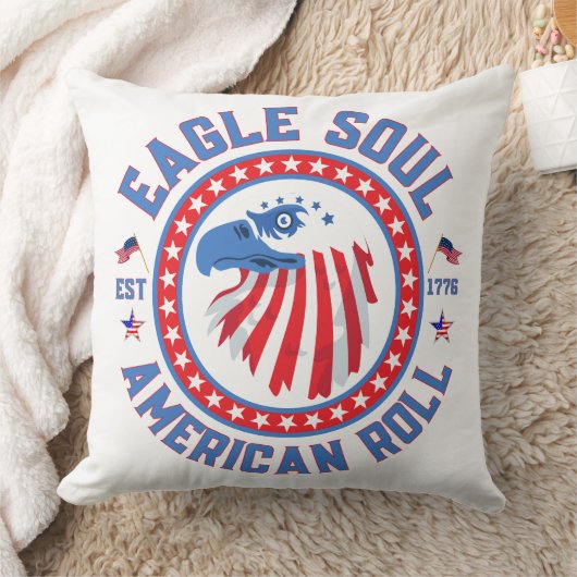 Eagle Soul, American Roll クッション (ブランケット)
