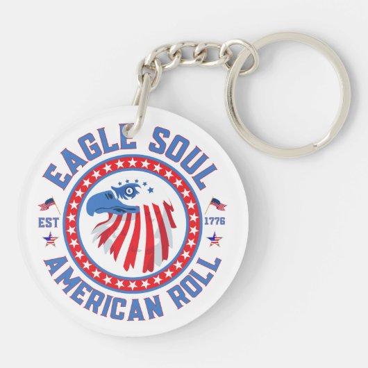Eagle Soul American Roll 4th of July Celebration キーホルダー (裏面)