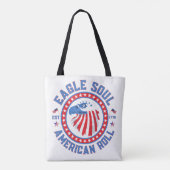 Eagle Soul American Roll 4th of July Celebration トートバッグ (裏面)