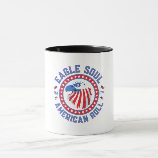 Eagle Soul American Roll 4th of July Celebration マグカップ (中央)