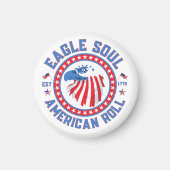 Eagle Soul American Roll 4th of July Celebration マグネット (正面)