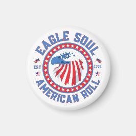 Eagle Soul American Roll 4th of July Celebration マグネット