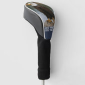 Eagle Stay Wild Stay Free ゴルフヘッドカバー (アングル)