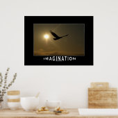 Eagle & Sun IMAGINATIONフォトやる気を起こさせるプリント ポスター (キッチン)