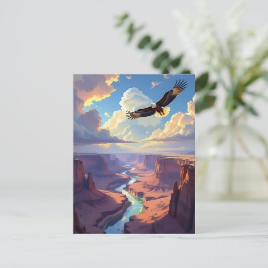 Eagle Themed Keeping in Touch ポストカード (スタンド正面)