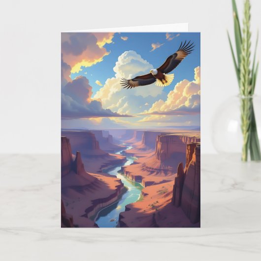 Eagle Themed Nephew's Birthday カード (正面)