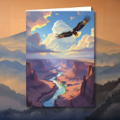 Eagle Themed Nephew's Birthday カード