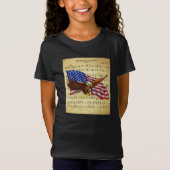 Eagle to US Flag～スターSpangled Banner Sheet Music Tシャツ (正面)
