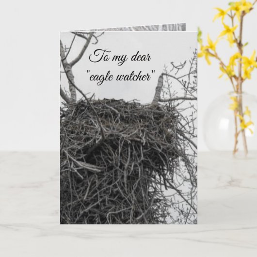 Eagle Watcher カード (黄色い花)