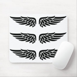 Eagle Wing Black&White Mouse Pad マウスパッド