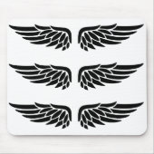 Eagle Wing Black&White Mouse Pad マウスパッド (正面)