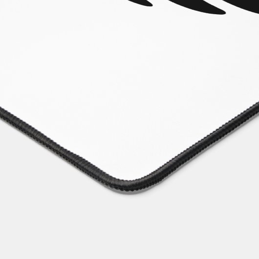 Eagle wing black&white theme desk mat  デスクマット (コーナー)