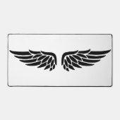 Eagle wing black&white theme desk mat  デスクマット (正面)