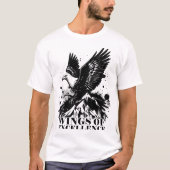 Eagle - Wings of Excellence | グラフィックはっきりしたTシャツ Tシャツ (正面)