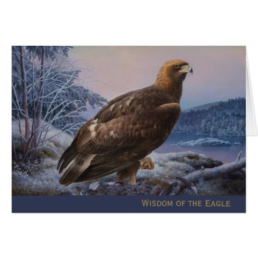 Eagle wisdom Ferdinand von Wright 1884 CC0055カード (正面横)