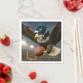Eagle With a Football in a Sports Stadium スタンダードカクテルナプキン (インサイチュ)