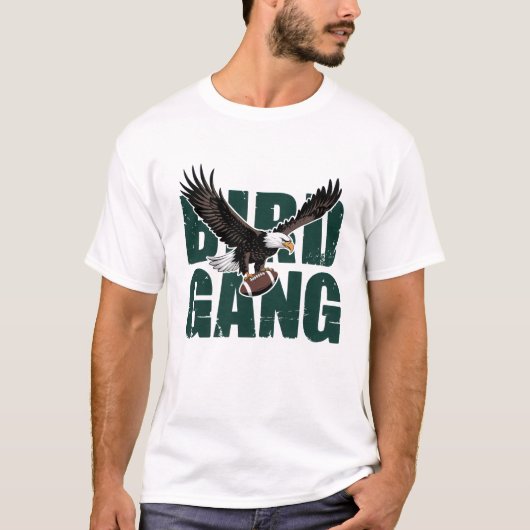 Eagles Bird Gang Football Mascot Tシャツ (正面)