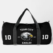 Eagles "Customizable" Sport Team ダッフルバッグ (裏面)