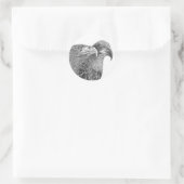 EAGLES HARRIET + M FLURING OF FEATHER FRIENDS ラウンドシール (バッグ)