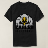 Eagles Volleyball Mascot Logo  Tシャツ (デザイン正面)
