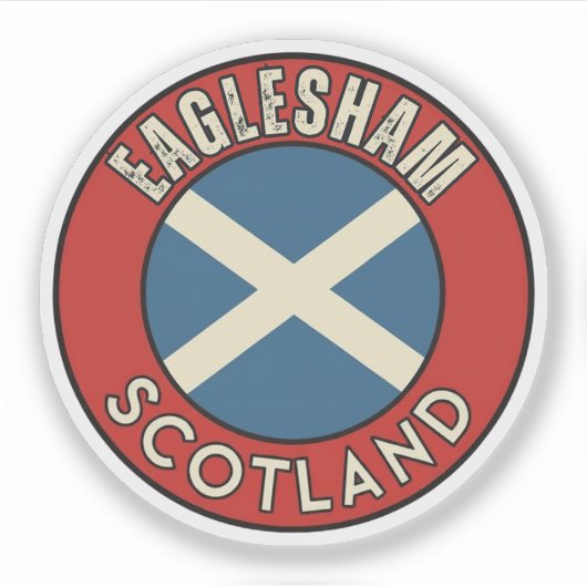 Eaglesham, Scotland シール (正面)