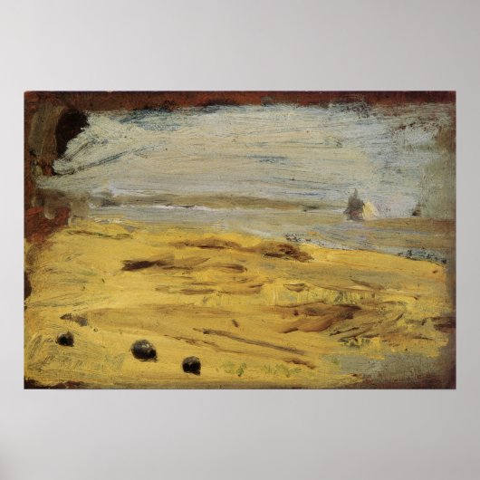 Eakins – デラウェア川の海岸、魚釣り網 ポスター (正面)