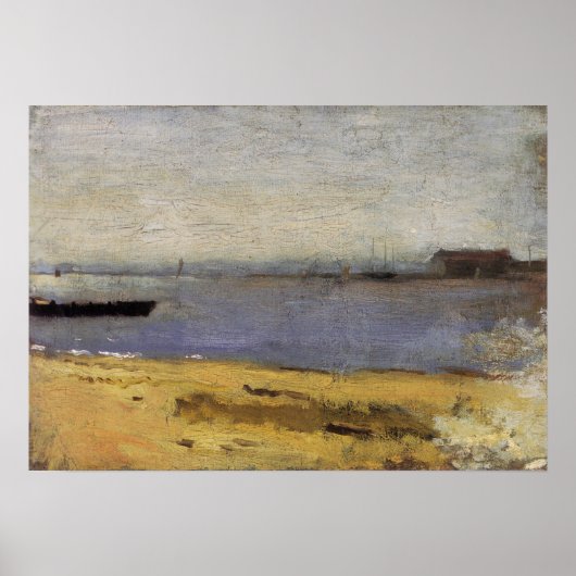 Eakins - Delaware River Scene 1881 ポスター (正面)