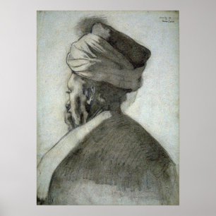 Eakins - Man In Turban ポスター