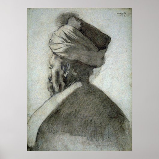 Eakins - Man In Turban ポスター (正面)