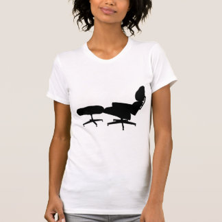 Eamesのラウンジチェア及びオットマンのTシャツ Tシャツ