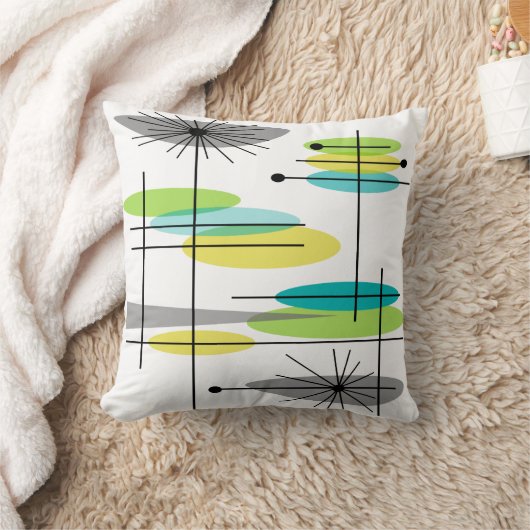 Eamesは枕デザインの世紀半ば#8をインスパイア クッション (ブランケット)